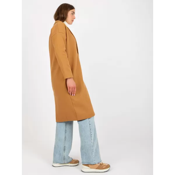  Dámský kabát OCH BELLA TW-PL-BI-7298-1.15 CAMEL 