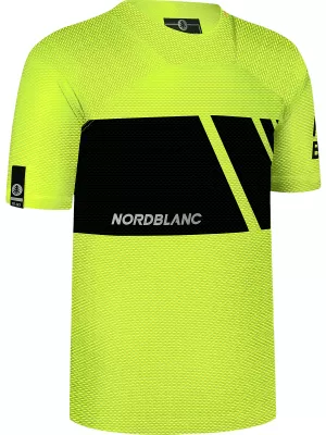 Pánské funkční cyklo tričko NORDBLANC MUD NBSMF8083 ZÁŘIVĚ ŽLUTÁ
