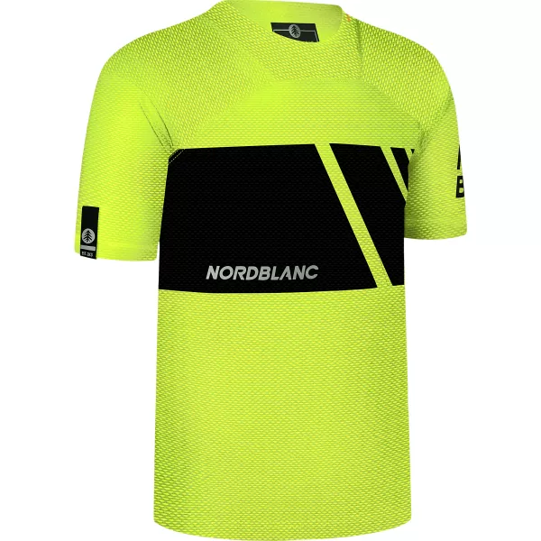  Pánské funkční cyklo tričko NORDBLANC MUD NBSMF8083 ZÁŘIVĚ ŽLUTÁ 