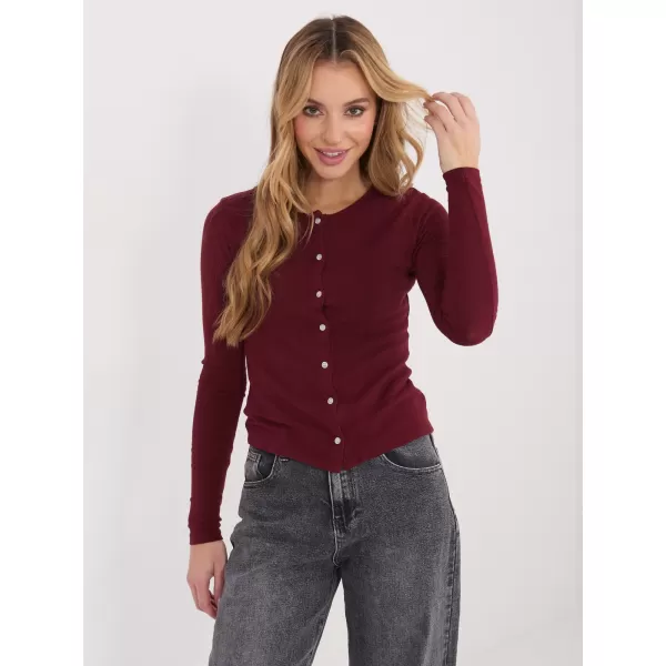  Dámské triko FACTORY PRICE WT-BZ-A1148.82 BURGUNDY 