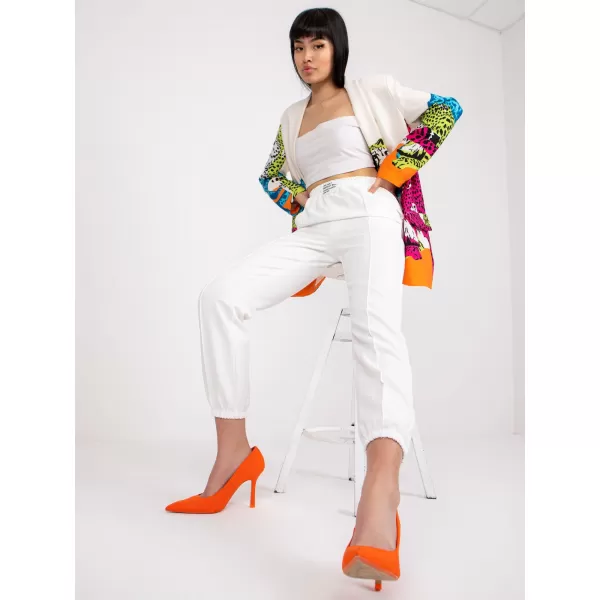  Dámské kalhoty ITALY MODA DHJ-SP-15832.64 WHITE 