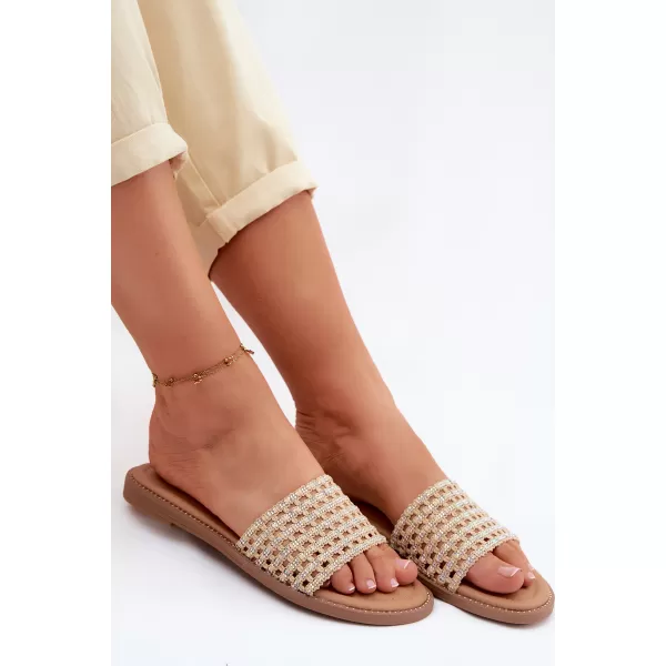  Dámské pantofle BOTO 26SD98-9832 BEIGE 