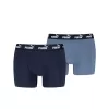 Pánské boxerky PUMA ELEMENTS MEN BASIC BOXERS 2P 93875310 DENIM