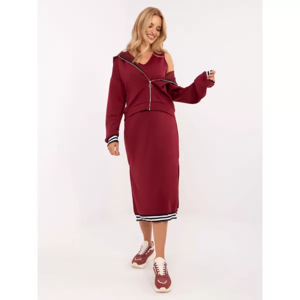  Dámský set RUE PARIS IT-KMPL-9719.64 BURGUNDY 