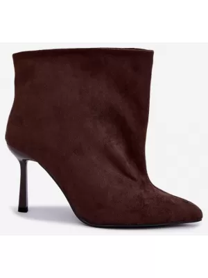 Dámské kotníkové boty BOTO CS070 CHOCOLATE