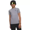Chlapecké triko UNDER ARMOUR B HEATGEAR SS 1361723-035 ŠEDÁ
