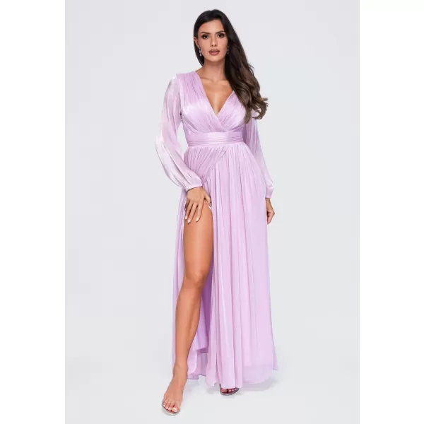  Dámské šaty LARICA LA-OM-DLR418 VIOLET 