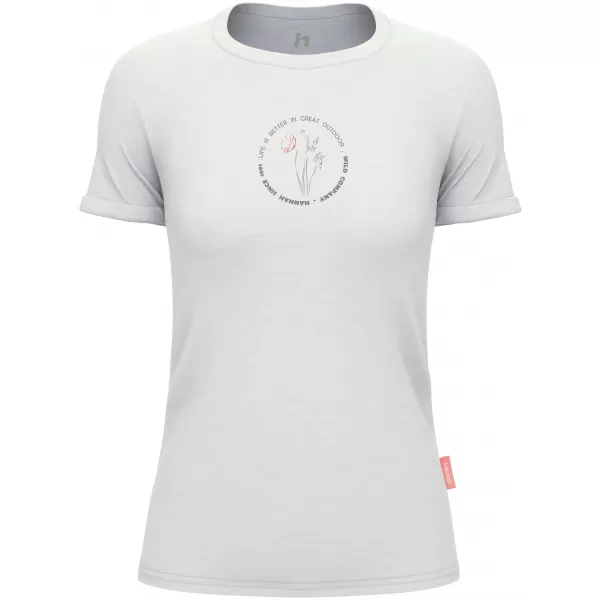  Dámské triko HANNAH SELIA II BRIGHT WHITE (RED) 