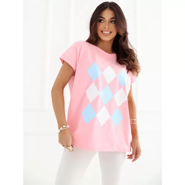  Dámské triko RELEVANCE RV-BZ-A1247.99 BRIGHT PINK 