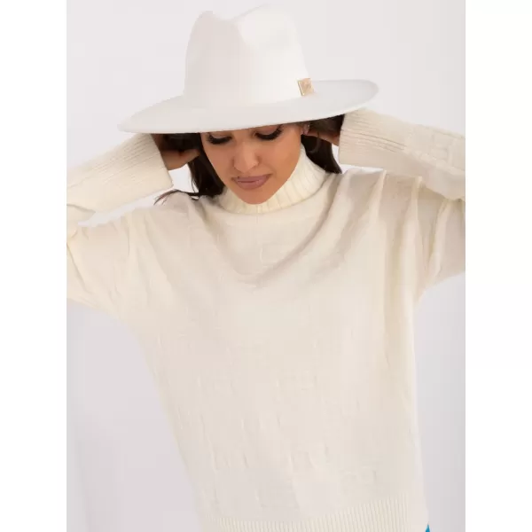 Dámský svetr WOOL FASHION ITALIA AT-SW-2342-1.35 ECRU 