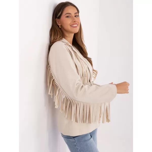  Dámský kabát RUE PARIS IT-PL-5792.33 LIGHT BEIGE 