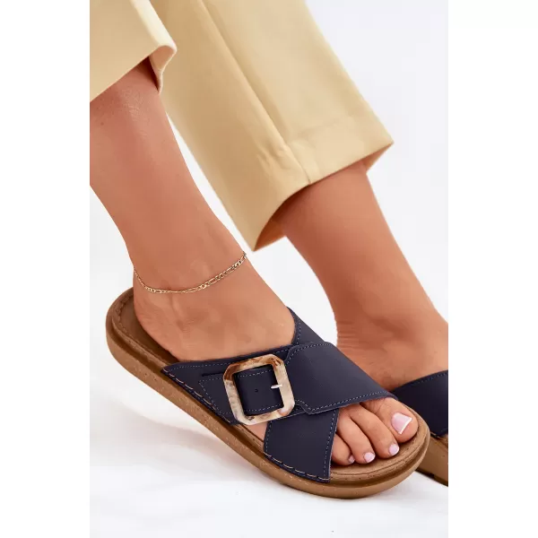  Dámské pantofle INBLU ED0003IU BLUE 