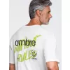 Pánské tričko OMBRE OM-TSPT-0284 OFF-WHITE