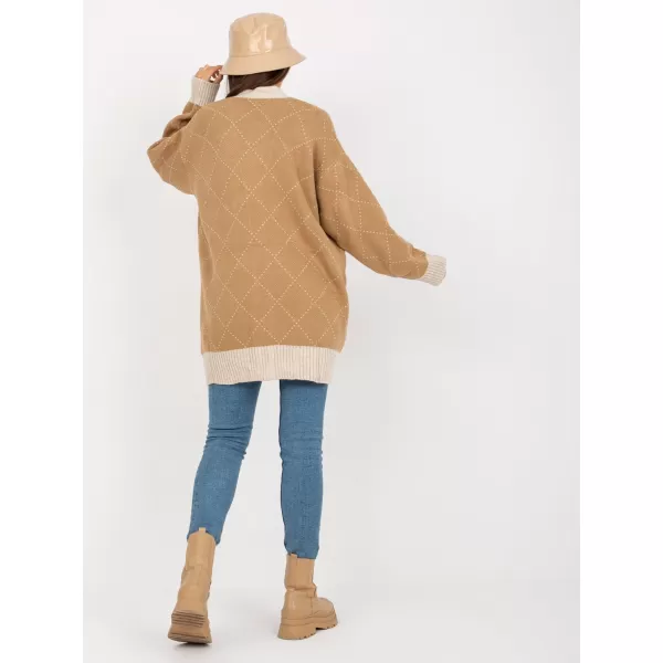  Dámský svetr RUE PARIS LC-SW-0258.03P CAMEL 