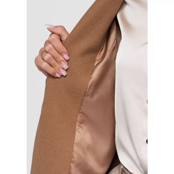  Dámský kabát OMBRE OW-CT-E0006 CAMEL 