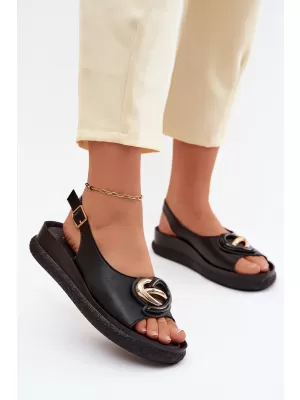Dámské sandály S.BARSKI KV61-6047 BLACK
