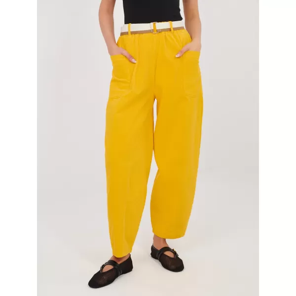  Dámské kalhoty RUE PARIS IT-SP-FL9665.78 YELLOW 