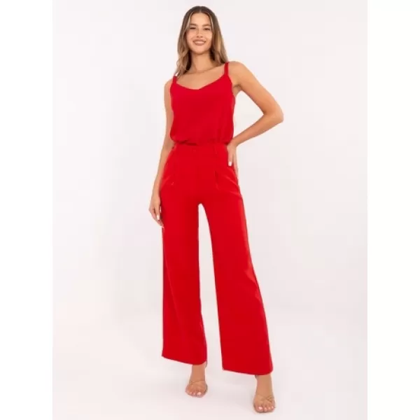  Dámské kalhoty ITALY MODA DHJ-SP-15679-1.35X RED 
