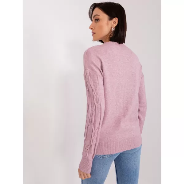  Dámský svetr WOOL FASHION ITALIA AT-SW-2340.80 BRIGHT PURPLE 