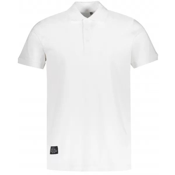  Pánské triko s límečkem ALTISPORT NP/ALMST90601 WHITE 