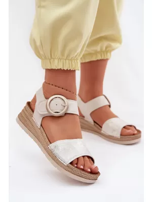 Dámské sandály INBLU RV000013 BEIGE