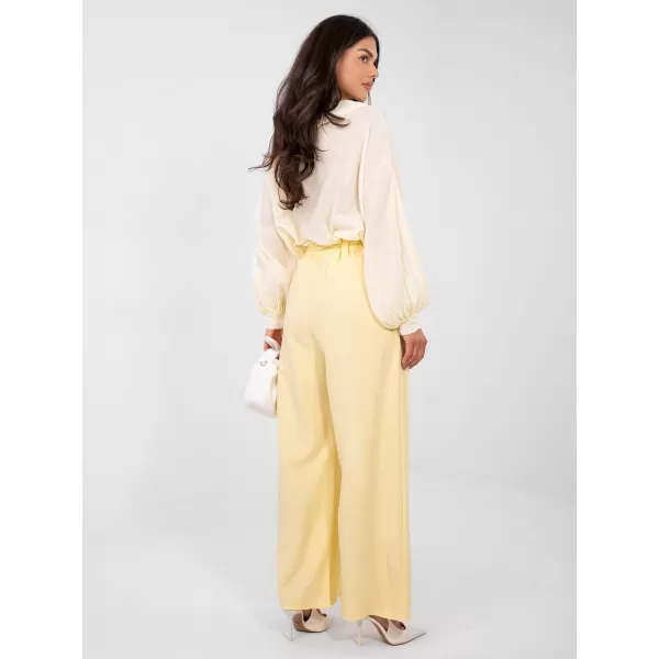  Dámské kalhoty RUE PARIS IT-SP-FL8569-1.06 BRIGHT YELLOW 
