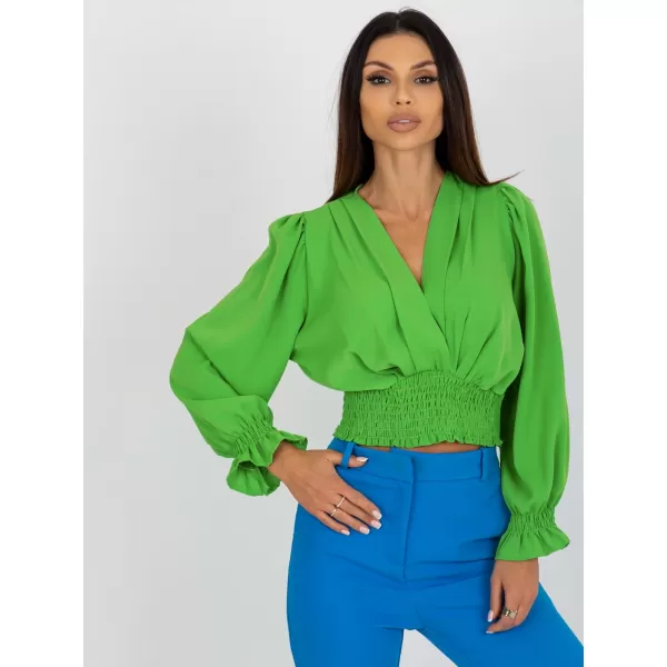  Dámská halenka ITALY MODA DHJ-BZ-13866.92P BRIGHT GREEN 