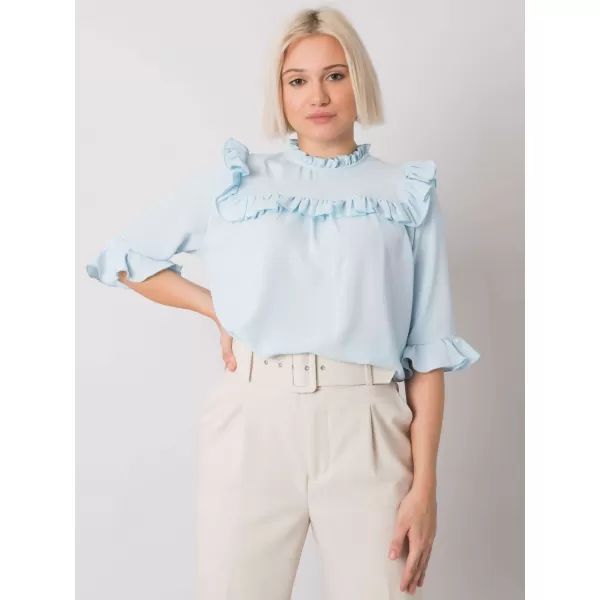  Dámská halenka RUE PARIS CHA-BZ-3312.30 LIGHT BLUE 