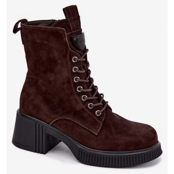  Dámské kotníkové boty VINCEZA 67009 BROWN 