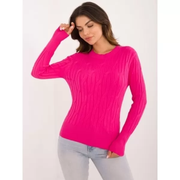  Dámský svetr WOOL FASHION ITALIA AT-SW-2338-2.00 FUCHSIA 