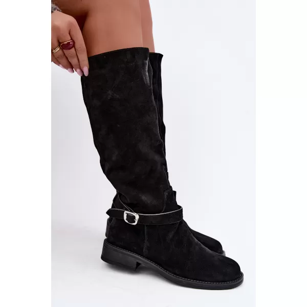  Dámské kozačky VINCEZA 89168 BLACK 
