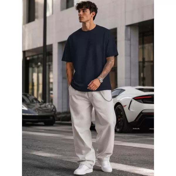  Pánské triko DSTREET TMAVĚ MODRÁ 