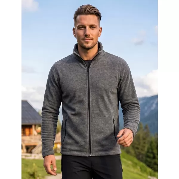  Pánská micro fleece mikina MALFINI FACTOR 852 ČERNÝ MELÍR 