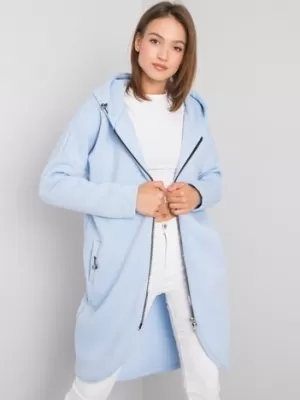 Dámská mikina RUE PARIS RV-BL-4858-1.99P LIGHT BLUE