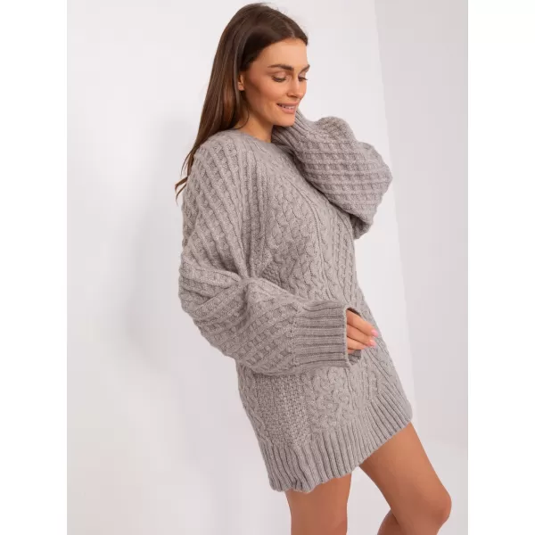  Dámský svetr WOOL FASHION ITALIA AT-SW-2367-2.64P GRAY 