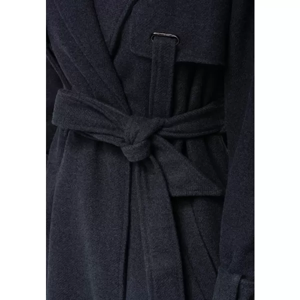  Dámský kabát OMBRE OW-CT-E0005 DARK GREY 