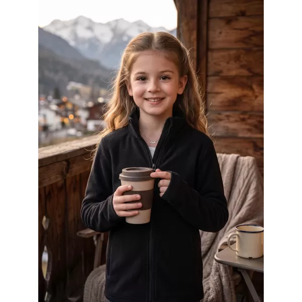  Dětská fleecová mikina ALPINE PRO SIUSO 4 BLACK 
