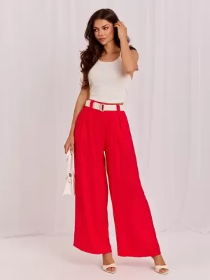 Dámské kalhoty RUE PARIS IT-SP-10358.16 RED