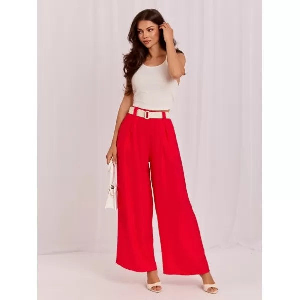  Dámské kalhoty RUE PARIS IT-SP-10358.16 RED 