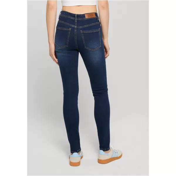  Dámské kalhoty URBAN CLASSICS TB8370 DARK BLUE WASHED 