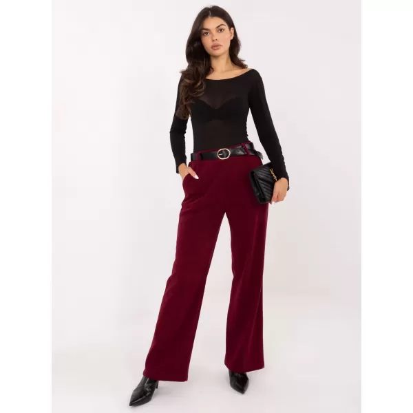  Dámské kalhoty ITALY MODA IT-SP-FL8252.18P BURGUNDY 