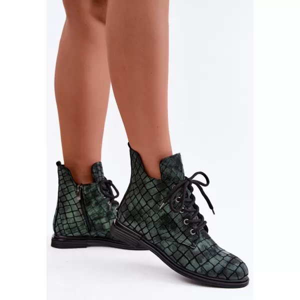  Dámské kotníkové boty ARTIKER 55C1325 GREEN/BLACK 