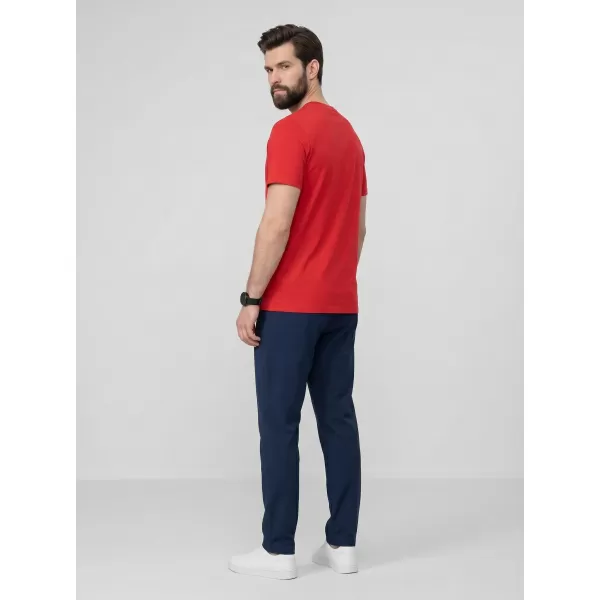  Pánské funkční triko 4F 4FWAW25TFTSM1526 RED 