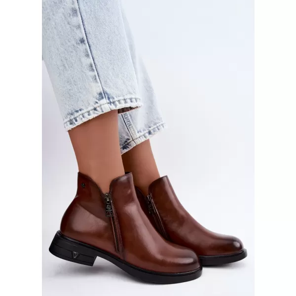  Dámské kotníkové boty VINCEZA 133112 BROWN 