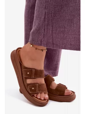Dámské pantofle VINCEZA 66916 CAMEL