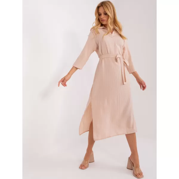  Dámské šaty LAKERTA LK-SK-509342.33P BEIGE 