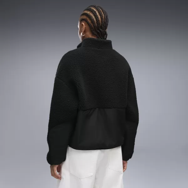  Dámská bunda PUMA RE:FIBRE SHERPA JACKET W 69456701 PUMA BLACK 