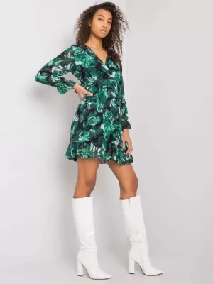 Dámské šaty ITALY MODA DHJ-SK-12220-1.10P DARK GREEN