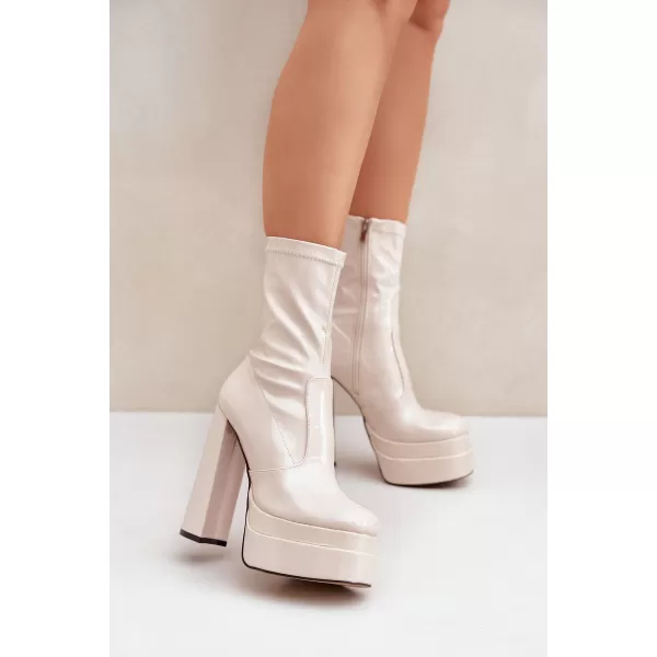  Dámské boty BOTO C-244 BEIGE 