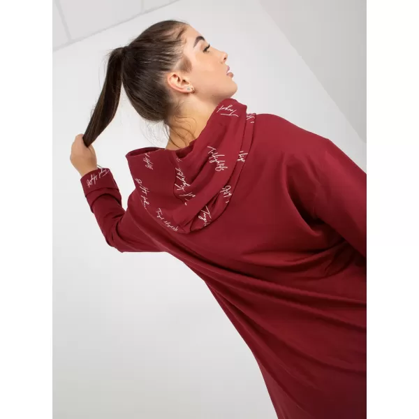  Dámská mikina RELEVANCE RV-BL-8266.34P BURGUNDY 